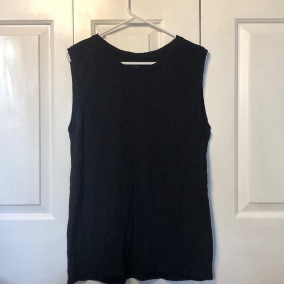 Navy Blue Loft Tank Top - Picture 2 of 4